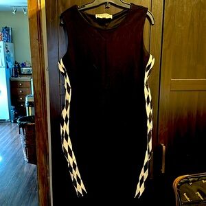 Stretchy dress, pull over. Great for work,